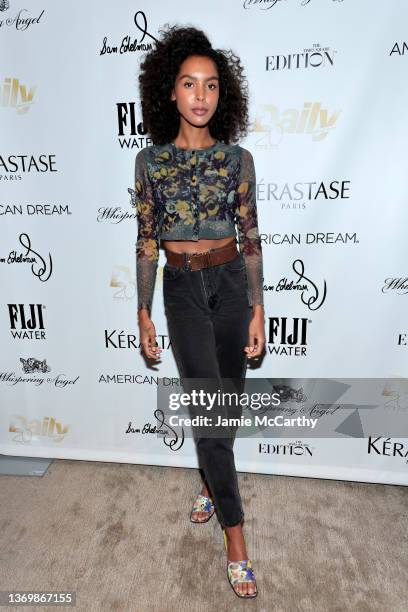 Arlissa Ruppert attends The Daily Front Row's 20th Anniversary New York Fashion Week Party at Paradise Club at the Times Square Edition on February...