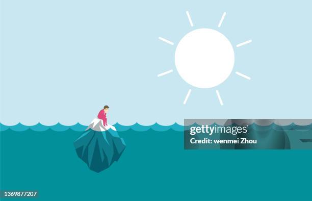 ilustraciones, imágenes clip art, dibujos animados e iconos de stock de náufrago - island of iceland