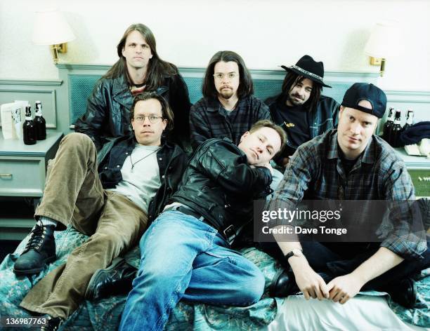 American rock group Counting Crows, Dublin, Ireland, 1994.