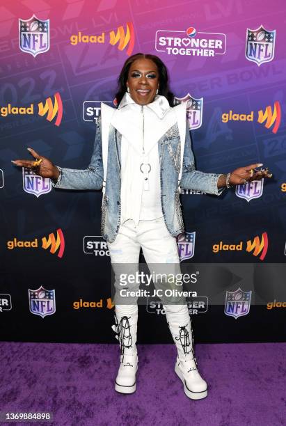 Big Freedia attends 'A Night Of Pride' with GLAAD and NFL on February 10, 2022 in Inglewood, California.