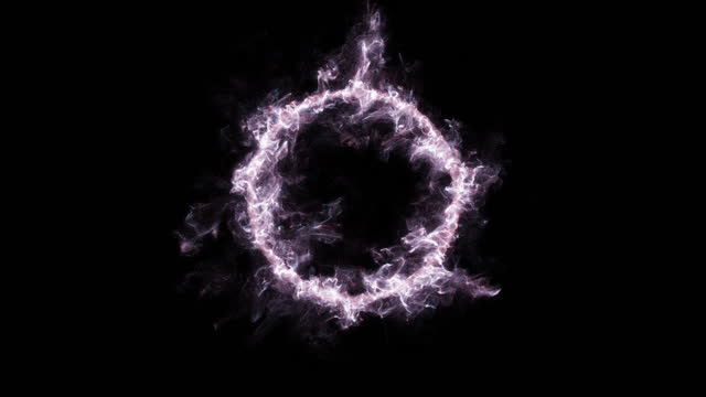 Abstract particle animation