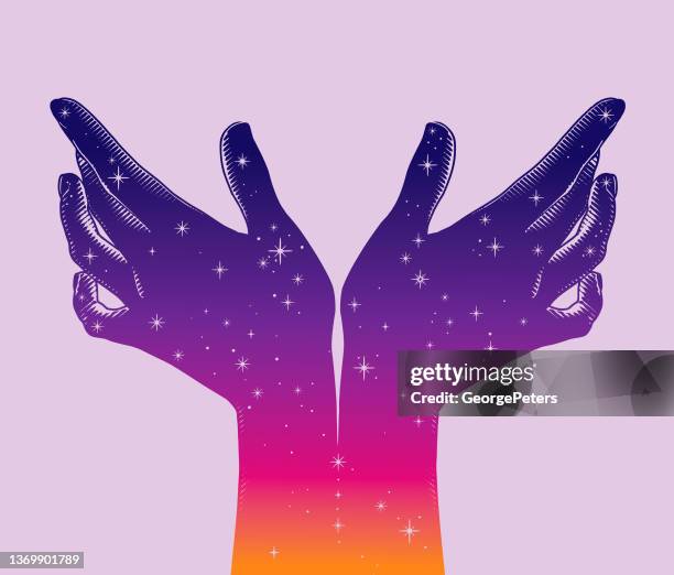 hands reaching for the stars - black hand reaching stock illustrations