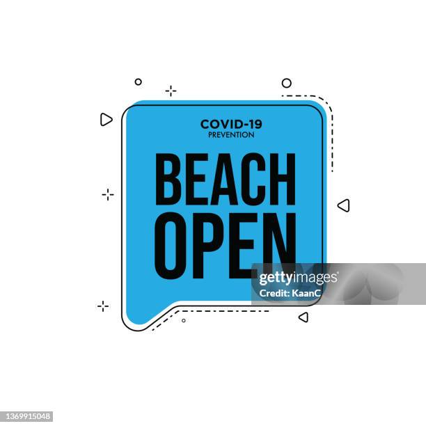 strand offen. coronavirus ausbruch influenza als gefährliche grippe stamm fälle als pandemie konzept banner flat style illustration, covid-19 stock illustration stock illustration - delta variante covid 19 stock-grafiken, -clipart, -cartoons und -symbole