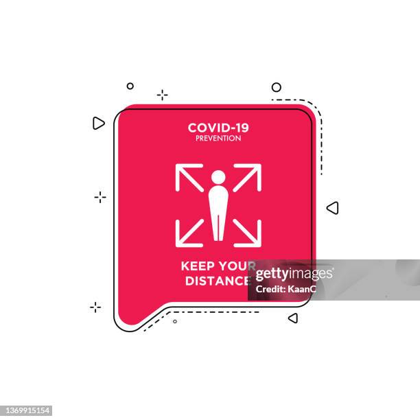 coronavirus ausbruch influenza als gefährliche grippe stamm fälle als pandemie konzept banner flat style illustration, covid-19 stock illustration stock illustration - delta variante covid 19 stock-grafiken, -clipart, -cartoons und -symbole