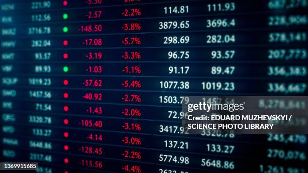 bear market, illustration - börsencrash stock-fotos und bilder