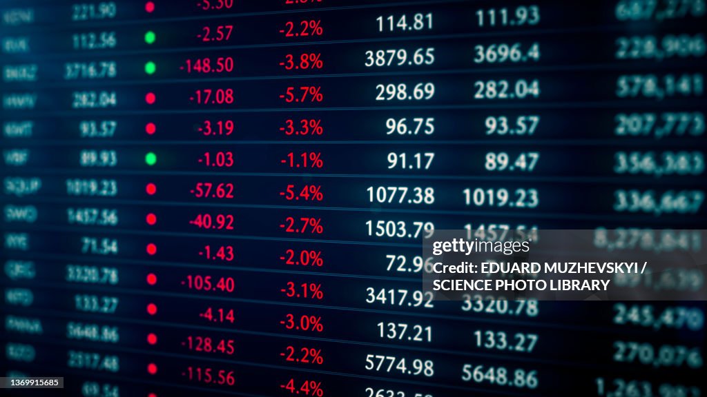 Bear market, illustration