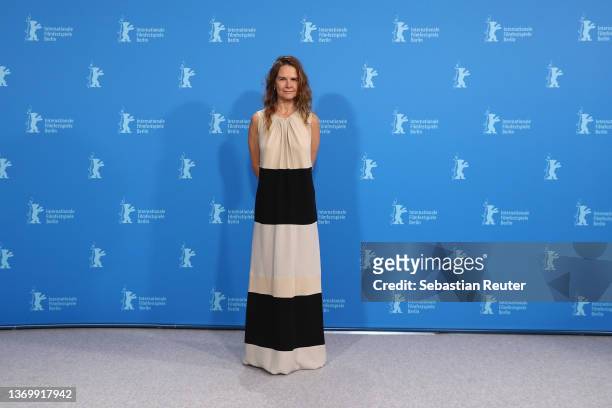 Nailea Norvind poses at the "Robe of Gems" photocall during the 72nd Berlinale International Film Festival Berlin at Grand Hyatt Hotel on February...