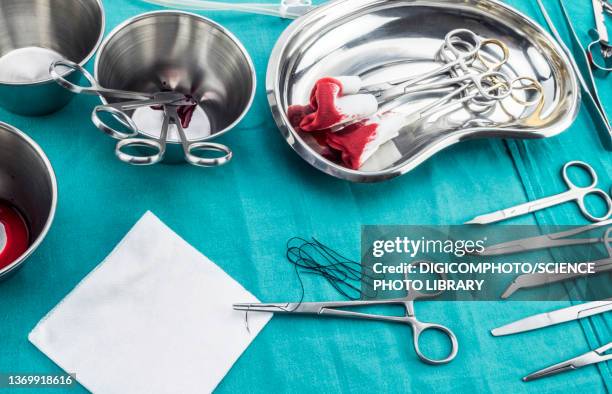 Dirty Instruments Dirty Surgical Instruments Photos and Premium High Res Pictures - Getty ...