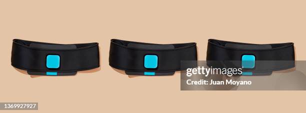 three electrical muscle stimulation devices, banner - waistband stock pictures, royalty-free photos & images