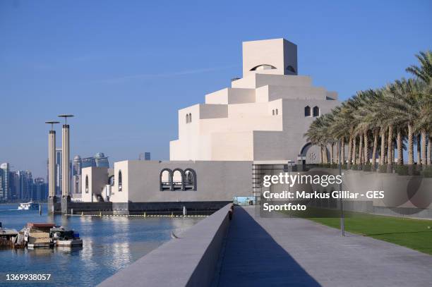 Museum of Islamic Art is seen on December 05, 2021 in Doha, Qatar.