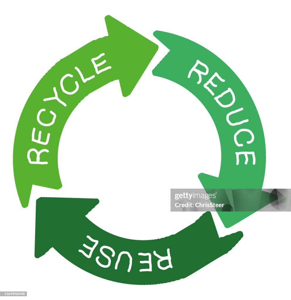 Reduce Reuse Recycle High-Res Vector Graphic - Getty Images