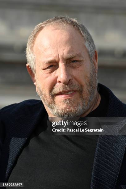 Producer Charles Roven attends the "Uncharted" photocall at cinema Publicis Champs-Elysees on February 11, 2022 in Paris, France.