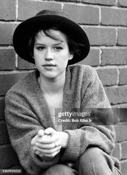 Actress Molly Ringwald portrait session, January 30, 1985 in Los Angeles, California.