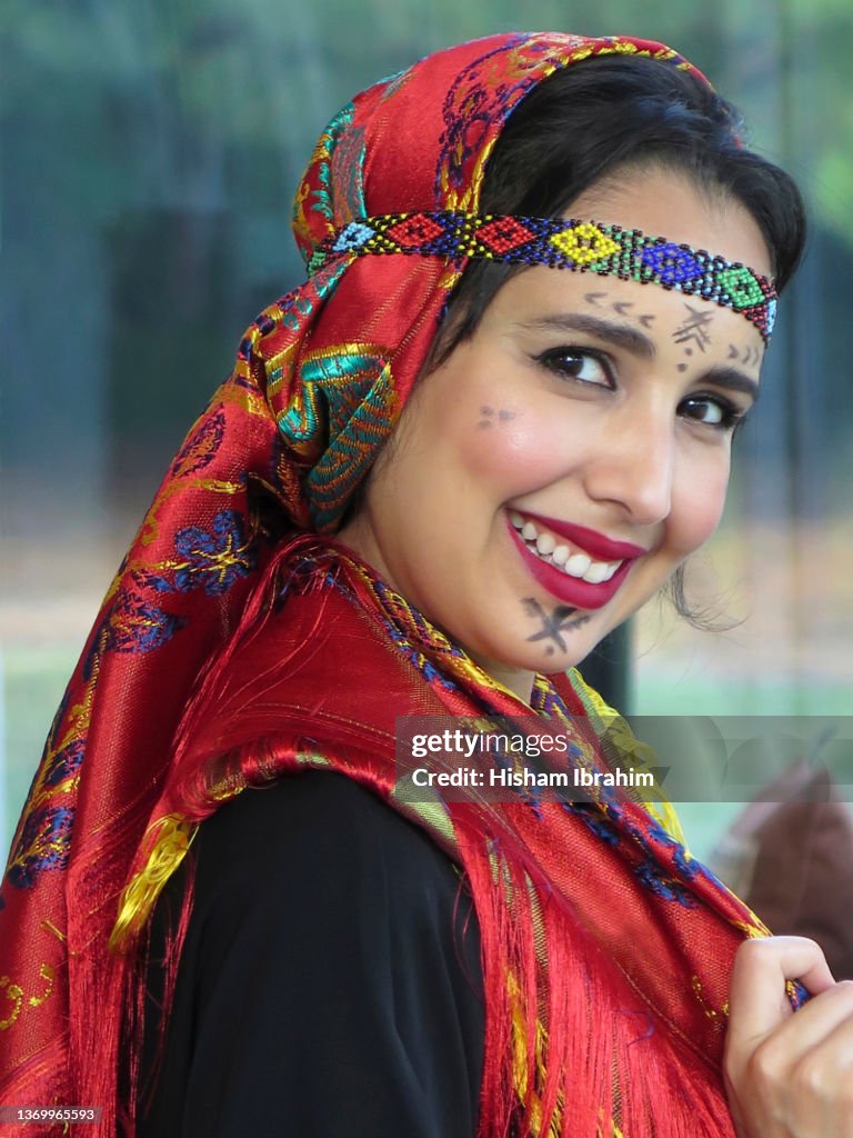Native Moroccans Beautiful Young Native Moroccan Amazigh Woman Wearing A Headscarf ...