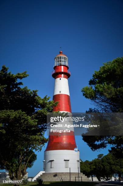 faro de mar del plata - mar del plata stock pictures, royalty-free photos & images