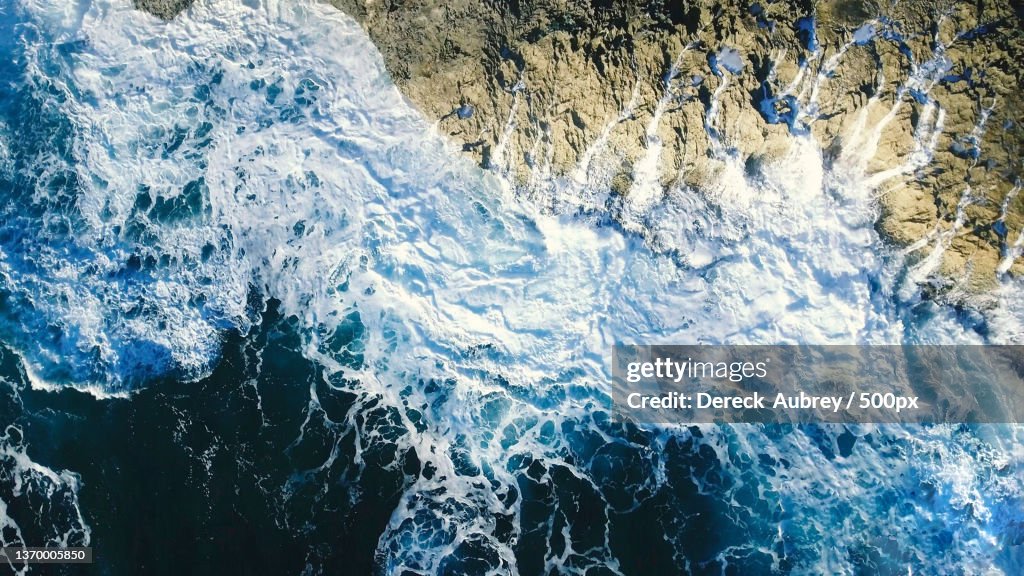 Shallow View Shallow Waters Aerial View Of Sea The Bahamas Bahamas High-Res Stock ...