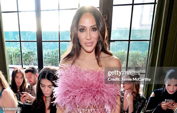 Melissa Gorga attends the Bronx and Banco fashion show during New York Fashion Week 2022 at The Bowery Hotel on February 11, 2022 in New York City.