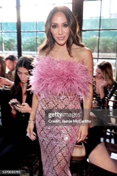 Melissa Gorga attends the Bronx and Banco fashion show during New York Fashion Week 2022 at The Bowery Hotel on February 11, 2022 in New York City.