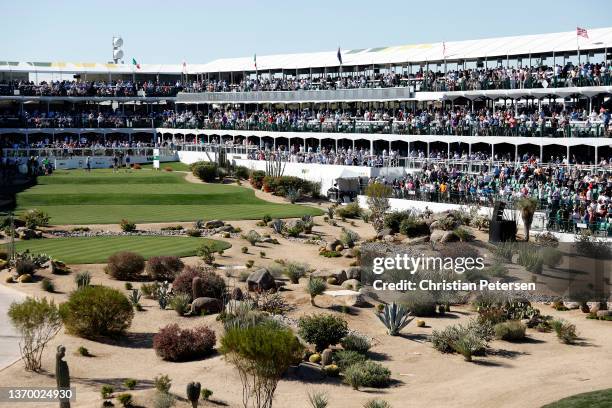 Charles Howell III of the United States hits his tee shot on the 16th hole during the second round of the WM Phoenix Open at TPC Scottsdale on...