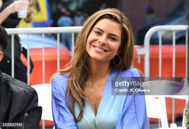 Maria Menounos attends Dr. Oz Honored With Star On The Hollywood Walk Of Fame on February 11, 2022 in Hollywood, California.