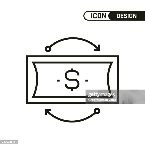 single icon design. multi-use and editable thin line design. - capability statement stock illustrations