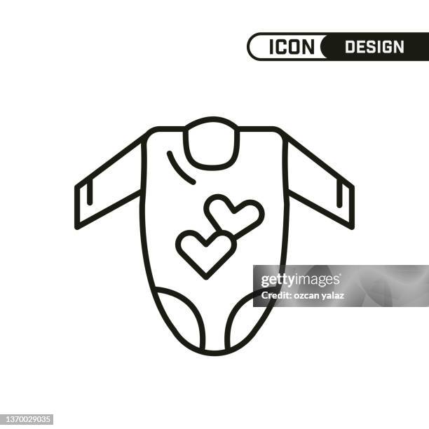 single icon design. multi-use and editable thin line design. - small bedroom stock illustrations
