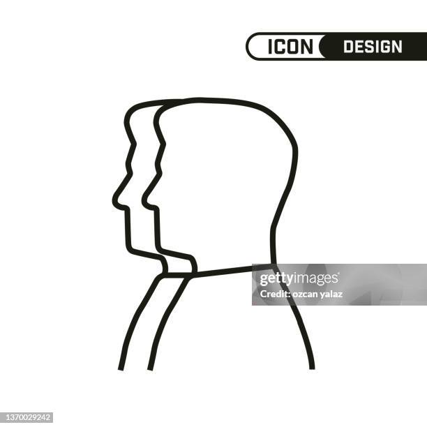 single icon design. multi-use and editable thin line design. - multi discipline stock illustrations