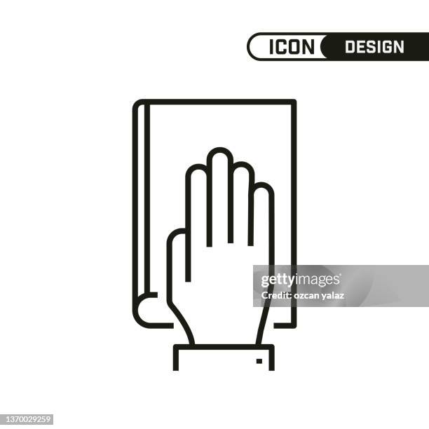 single icon design. multi-use and editable thin line design. - multi discipline stock illustrations