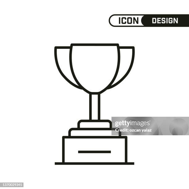 single icon design. multi-use and editable thin line design. - project milestone stock illustrations