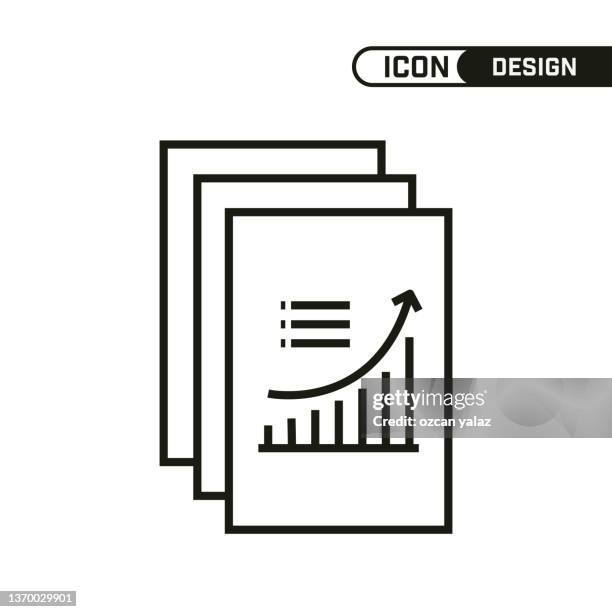 single icon design. multi-use and editable thin line design. - project milestone stock illustrations