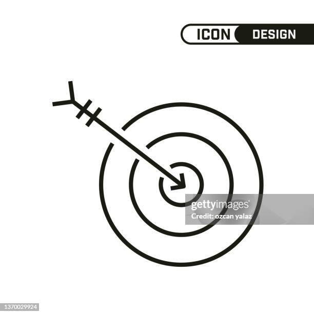 single icon design. multi-use and editable thin line design. - project milestone stock illustrations