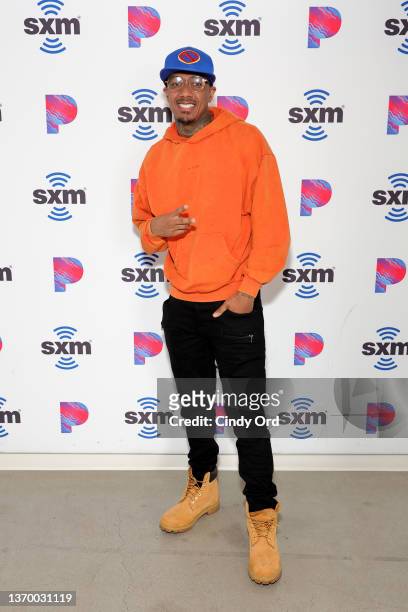 Nick Cannon attends day 3 of SiriusXM At Super Bowl LVI on February 11, 2022 in Los Angeles, California.