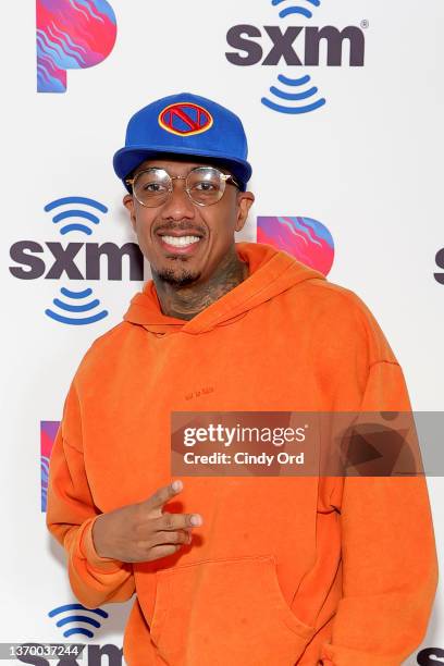 Nick Cannon attends day 3 of SiriusXM At Super Bowl LVI on February 11, 2022 in Los Angeles, California.