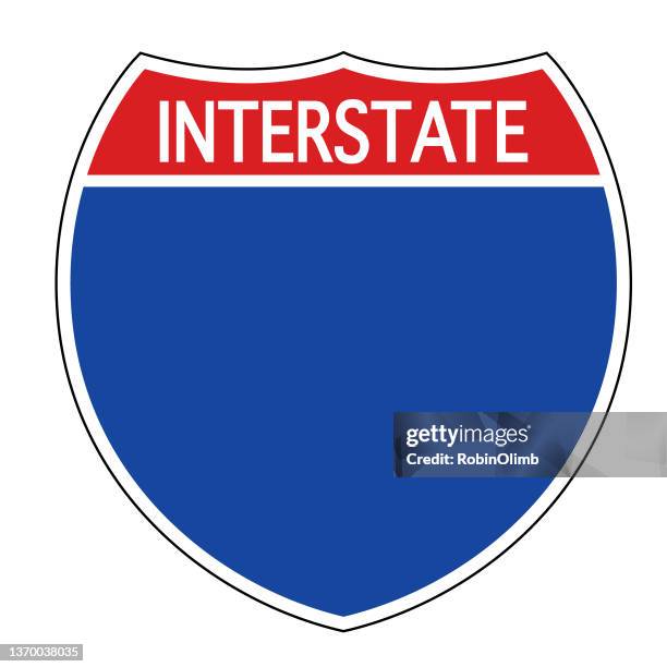 Interstate Road Sign High-Res Vector Graphic - Getty Images