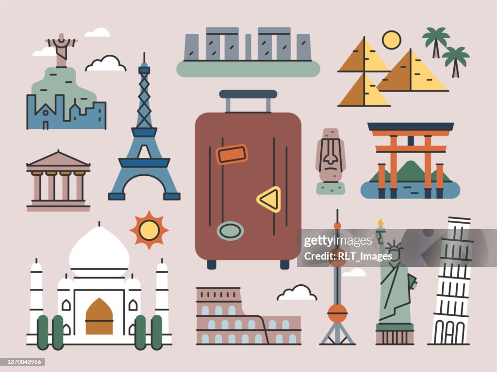 World Travel & Landmarks—Brightline Series