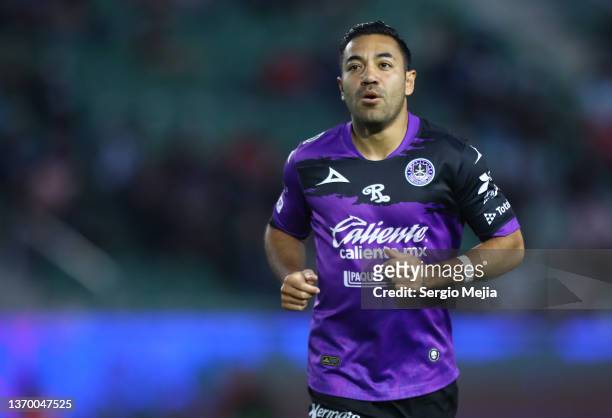 Marco Fabian of Mazatlán gestures during the 5th round match between Mazatlan FC and Club Tijuana as part of the Torneo Grita Mexico C22 Liga MX at...