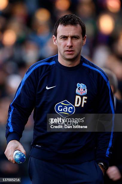 Dougie Freedman manager of Crystal Palace walks out before the npower Championship match between Crystal Palace and Leeds United at Selhurst Park on...