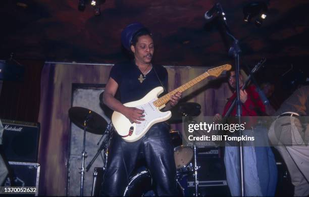 August 24: MANDATORY CREDIT Bill Tompkins/Getty Images Majek Fashek performing at Lincolnc Center on August 24th, 1994 in New York City.