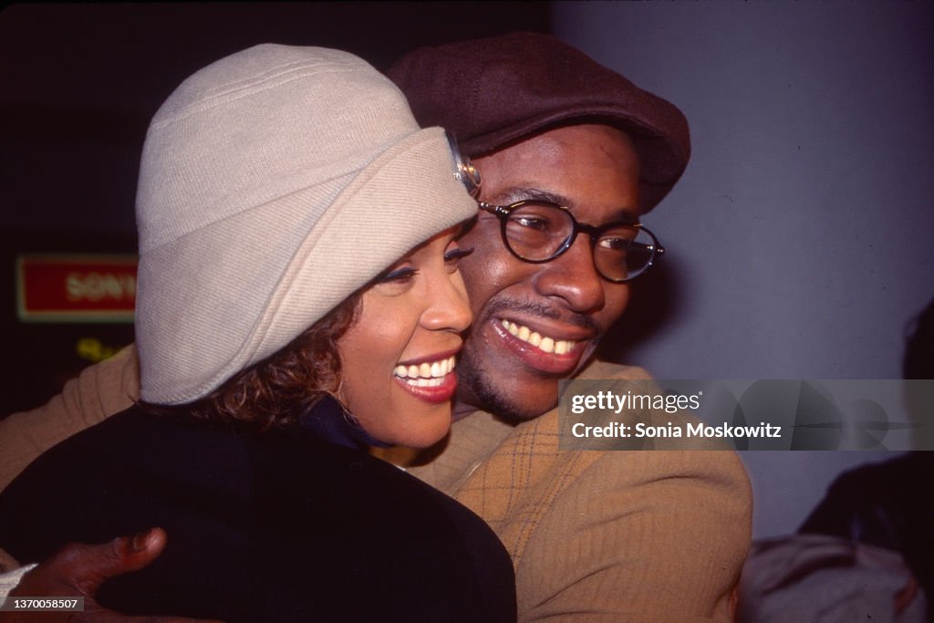 Whitney Houston and Bobby Brown