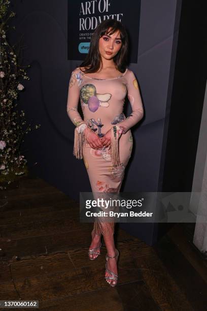 Rowan Blanchard attends “The Art of Rodarte” Presented by Afterpay and NYFW The Shows, Opening Night Event - Friday, February 11, 2022 in New York...
