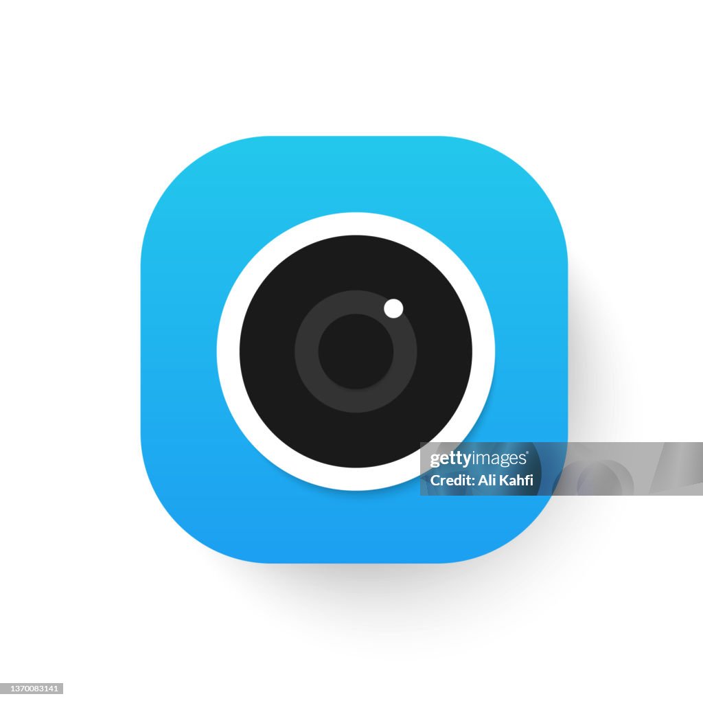 Camera lens icon