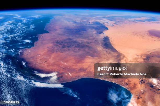 coast of libya - africa from space stock pictures, royalty-free photos & images
