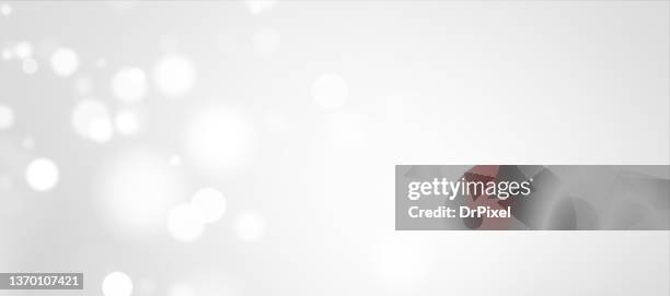 white delicate defocused lights background with copy space - grey abstract background stock pictures, royalty-free photos & images