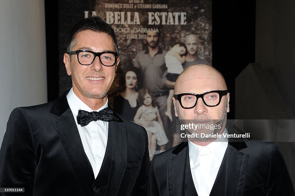 Dolce & Gabbana "La Bella Estate" Cocktail Launch - Milan Fashion Week Menswear Autumn/Winter 2012