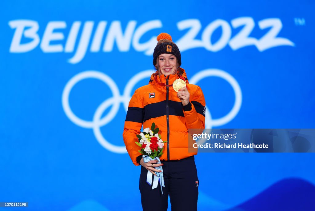 Medal Ceremony - Beijing 2022 Winter Olympics Day 8