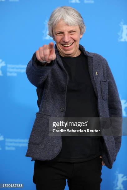 Director Andreas Dresen poses at the "Rabiye Kurnaz gegen George W. Bush" photocall during the 72nd Berlinale International Film Festival Berlin at...