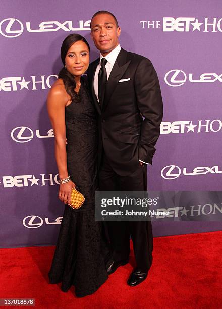 Marilee Fiebig and T.J. Holmes attend BET Honors 2012 at the Warner Theatre on January 14, 2012 in Washington, DC.