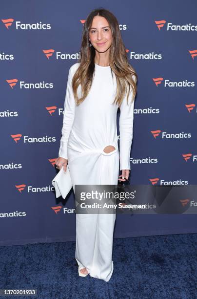 Arielle Charnas attends the Fanatics Super Bowl Party at 3Labs on February 12, 2022 in Culver City, California.