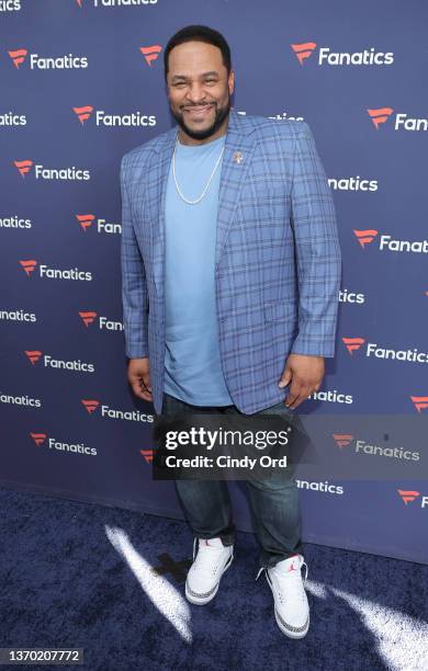 Jerome Bettis attends Michael Rubin's 2022 Fanatics Super Bowl Party on February 12, 2022 in Culver City, California.