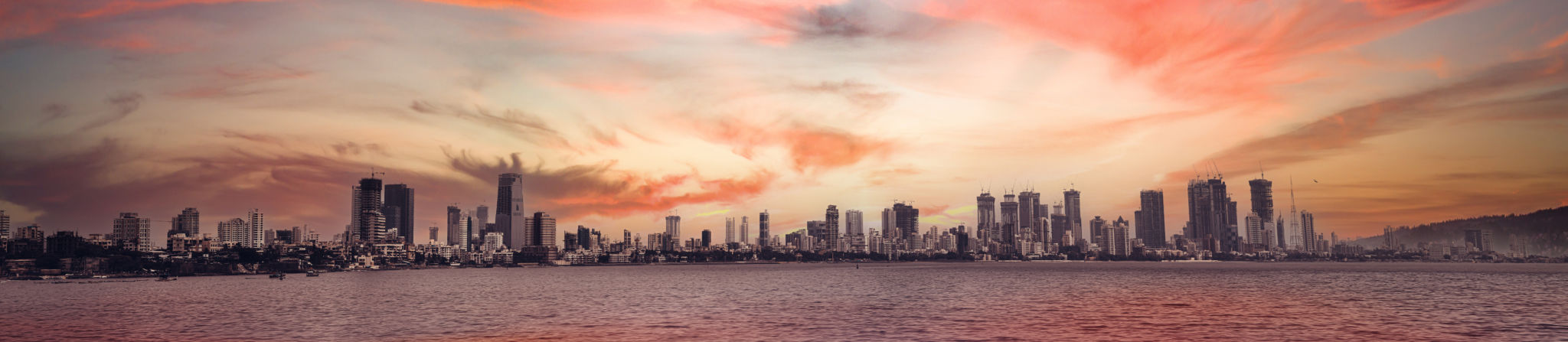 eko atlantic city skyline